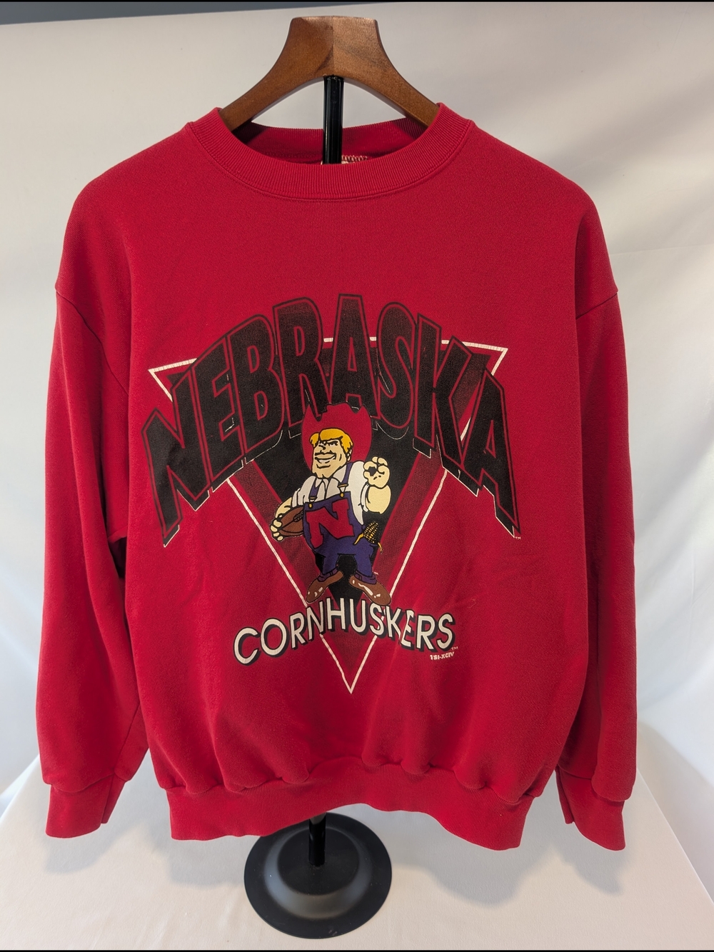 Tultux Nebraska Cornhuskers Red Pullover Crewneck Sweatshirt Size Large